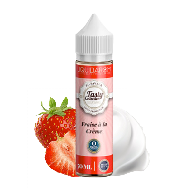 Fraise à la Crème 50ml - Tasty by Liquidarom