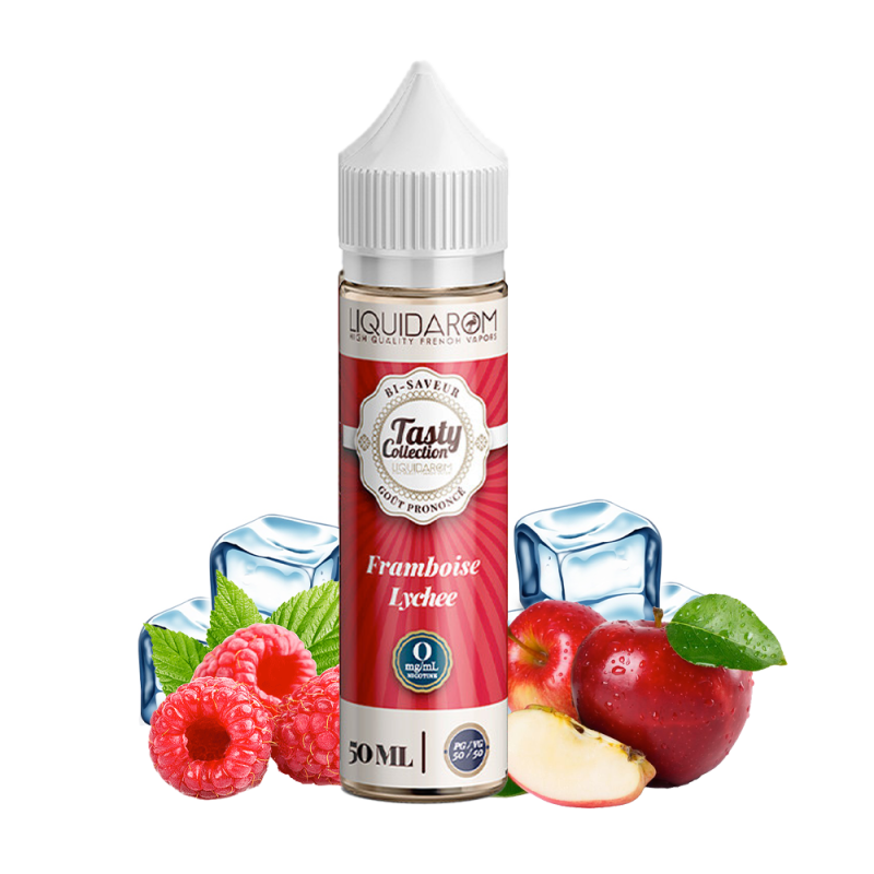 Pomme Framboise Givrées 50ml - Tasty by Liquidarom