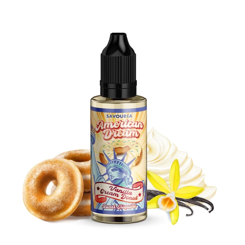 Concentré Vanilla Cream Donut 30ml - American Dream by Savourea