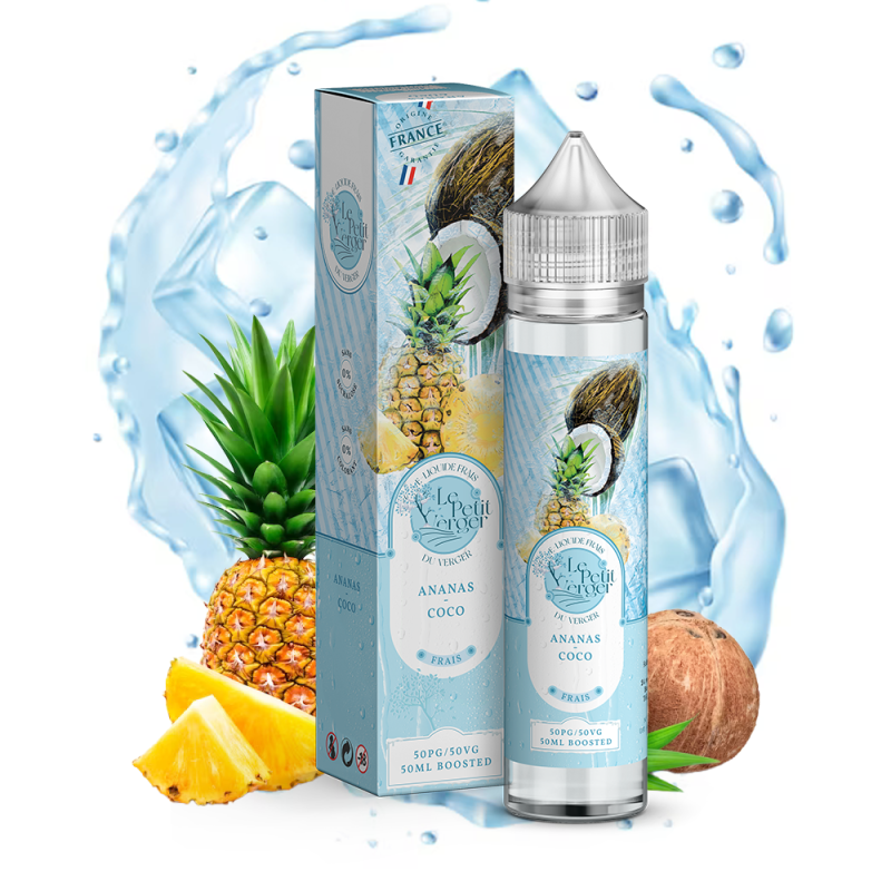 Ananas Coco Frais 50ml - Le Petit Verger by Savourea