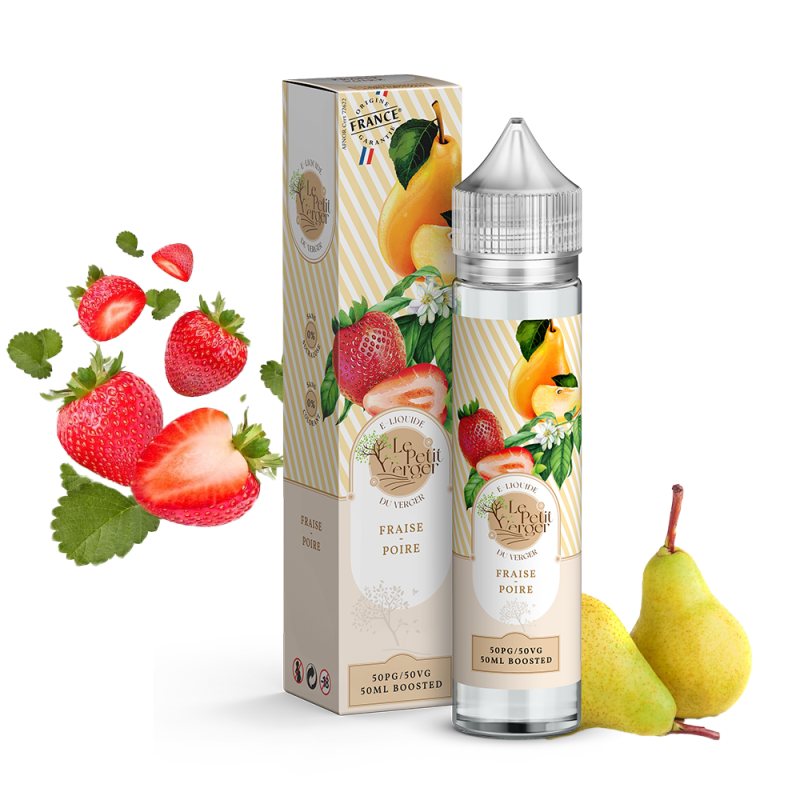 Fraise Poire 50ml - Le Petit Verger by Savourea