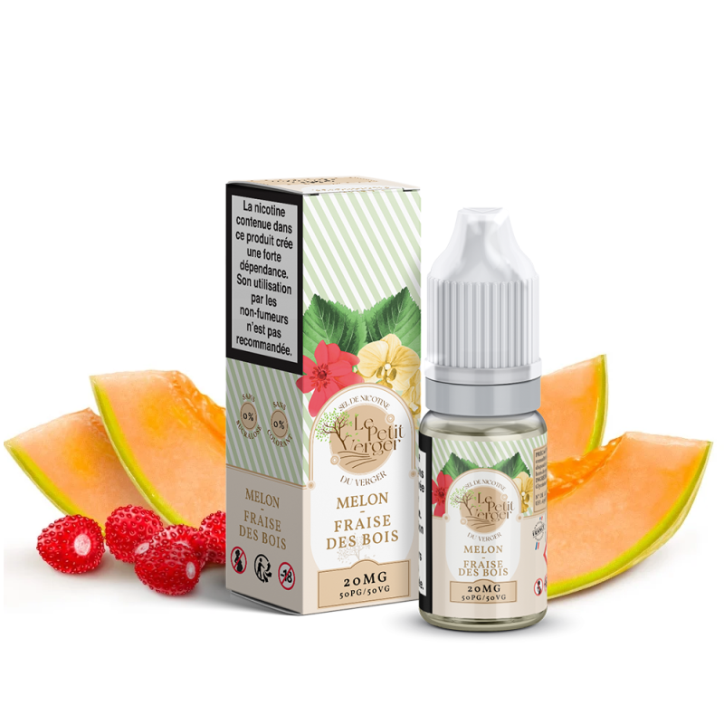 Melon Fraise des Bois 10ml Nic Salt - Le Petit Verger By Savourea