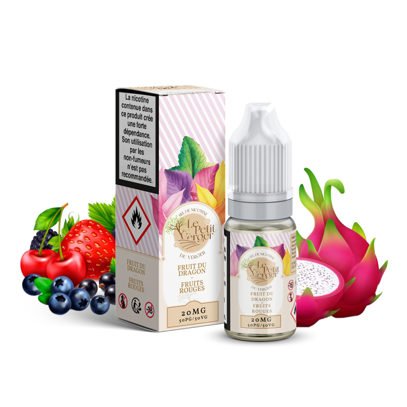 Fruit du Dragon Fruits Rouges 10ml Nic Salt - Le Petit Verger By Savourea