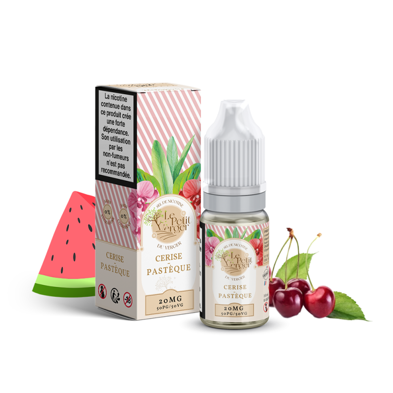 Cerise Pasteque 10ml Nic Salt - Le Petit Verger By Savourea