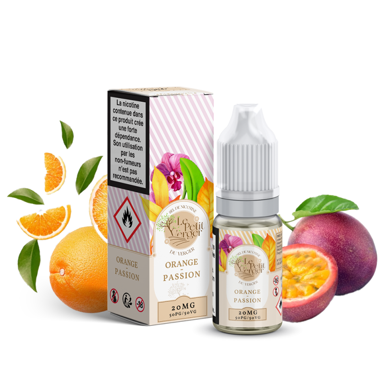 Orange Passion 10ml Nic Salt - Le Petit Verger By Savourea