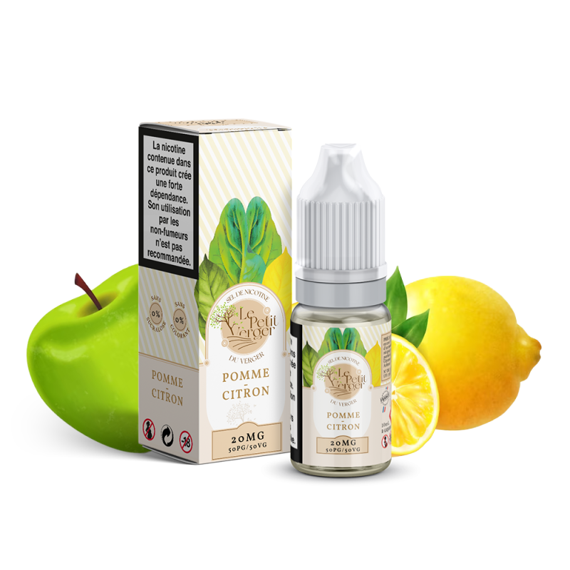 Pomme Citron 10ml Nic Salt - Le Petit Verger By Savourea