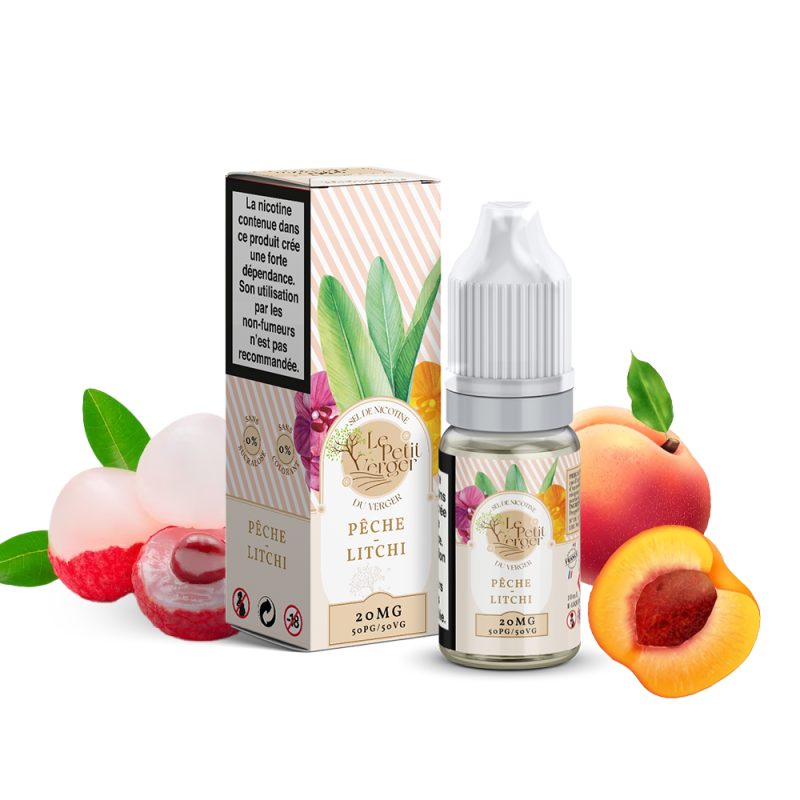 Pêche Litchi 10ml Nic Salt - Le Petit Verger By Savourea