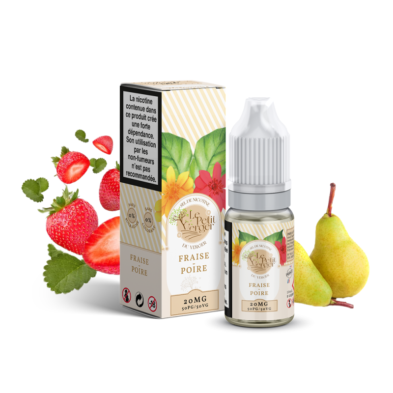 Fraise Poire 10ml Nic Salt - Le Petit Verger By Savourea