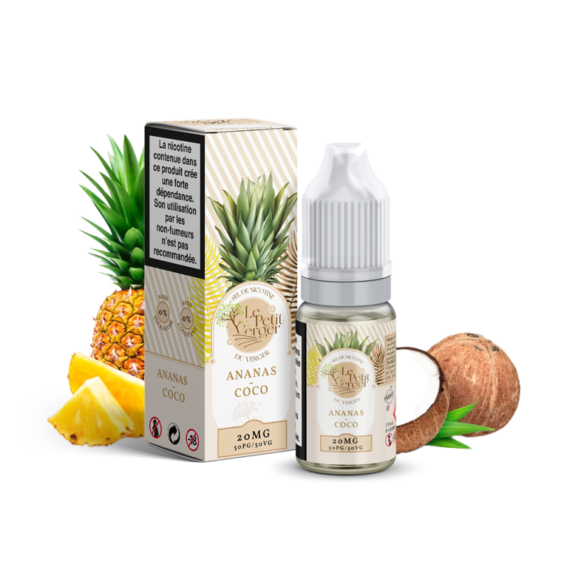 Ananas Coco 10ml Nic Salt - Le Petit Verger By Savourea