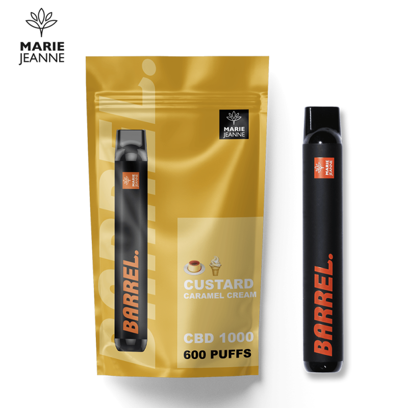 Barrel Custard 600 Puffs - Marie Jeanne