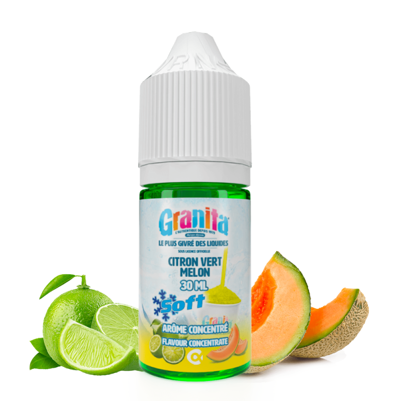 Concentré Citron vert melon Soft 30 ml - Alfaliquid Granita