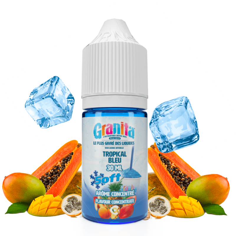 Concentré Tropical bleu Soft 30ml - Alfaliquid Granita