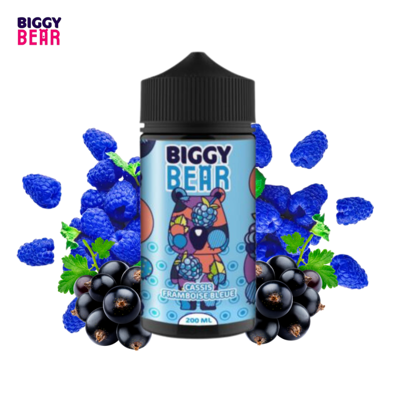 Cassis Framboise Bleue 200ml - Biggy Bear