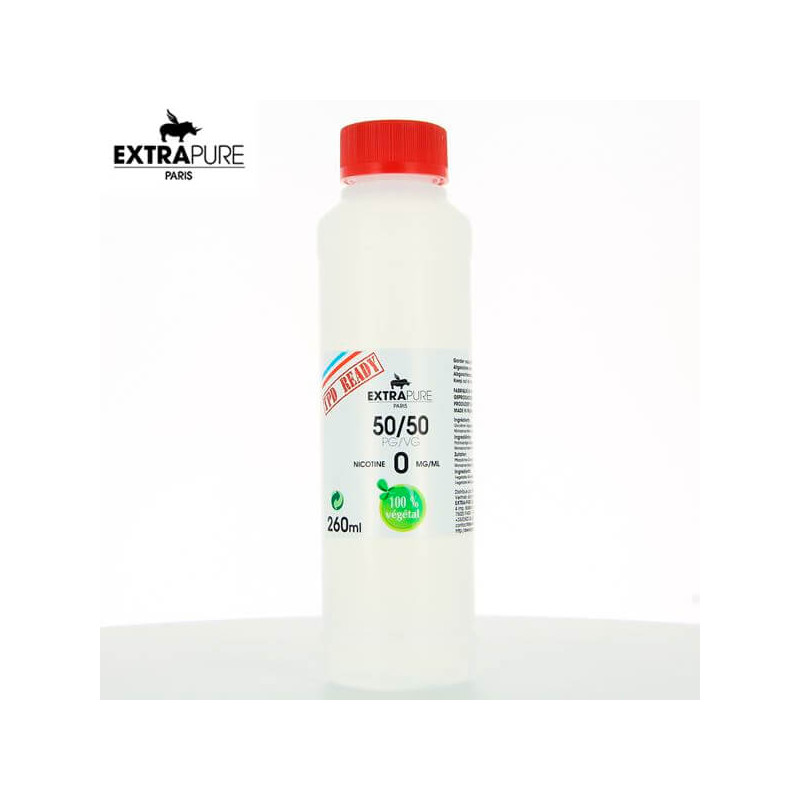 Extrapure: Base 260ml 00MG - 50/50