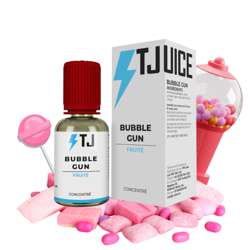 Concentré Bubblegun 30ml TPD FR - Tjuice