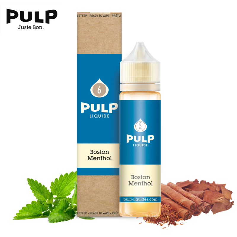 Pack Boston Menthol 60ml - Pulp