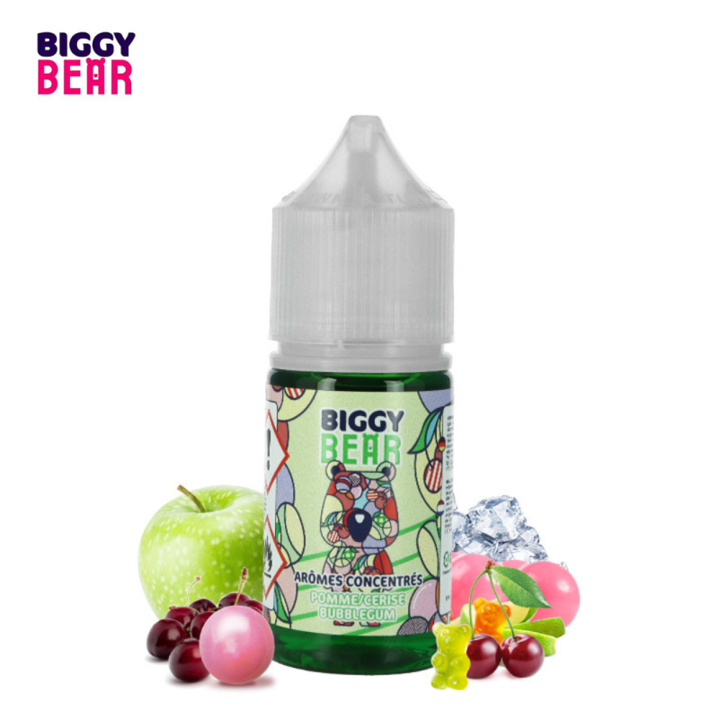 Concentré Pomme Cerise Bubblegum 30ml - Biggy Bear