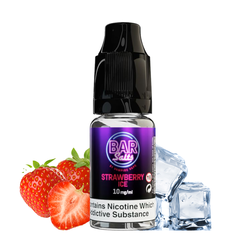 Strawberry Ice 10ml - Bar Salts by Vampire Vape