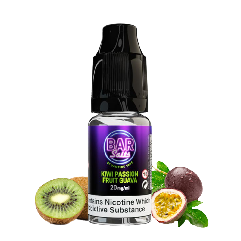 Kiwi Passion Fruits Guava 10ml - Bar Salts by Vampire Vape