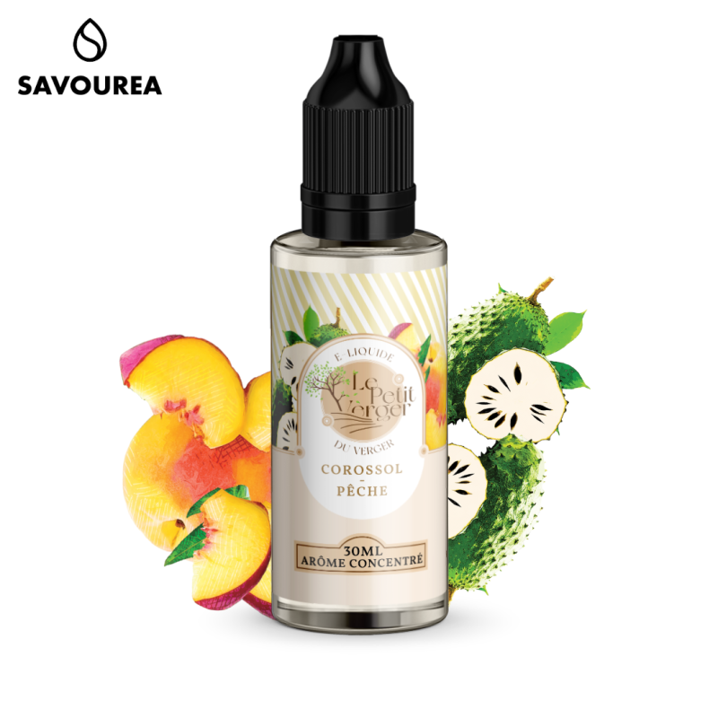 Concentré Corossol Pêche 30ml - Le Petit Verger by Savourea