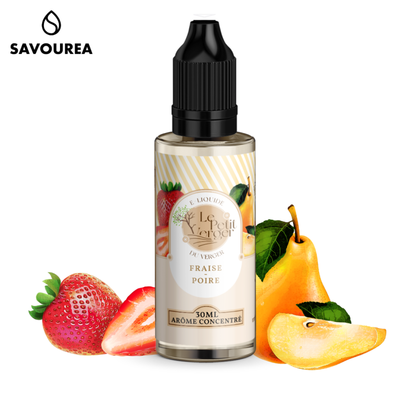 Concentré Fraise Poire 30ml - Le Petit Verger by Savourea