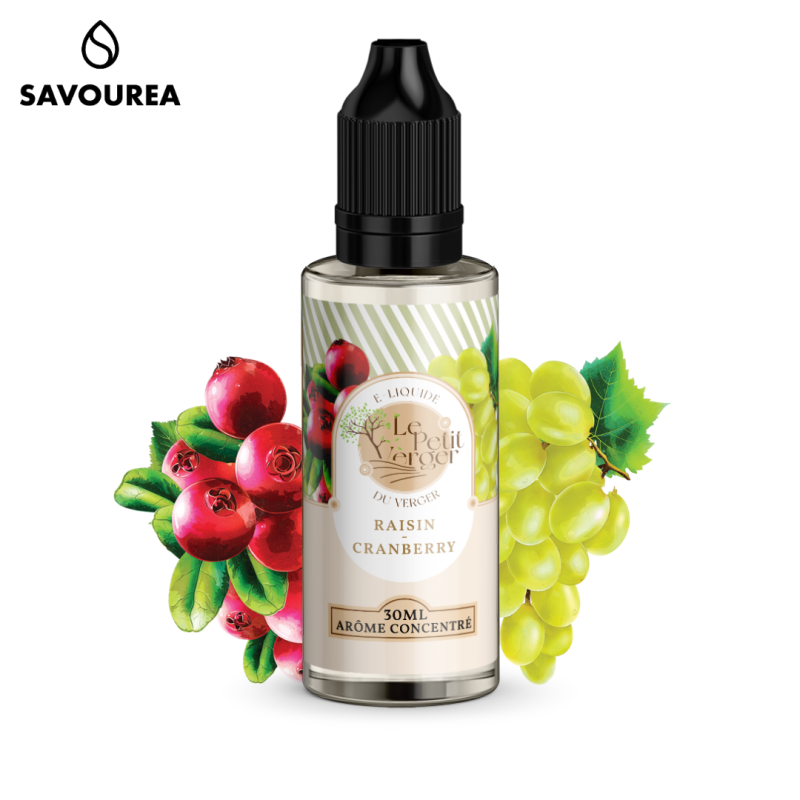 Concentré Raisin Cranberry 30ml - Le Petit Verger by Savourea