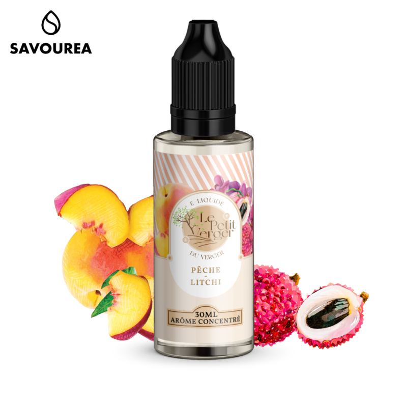 Concentré Pêche Litchi 30ml - Le Petit Verger by Savourea