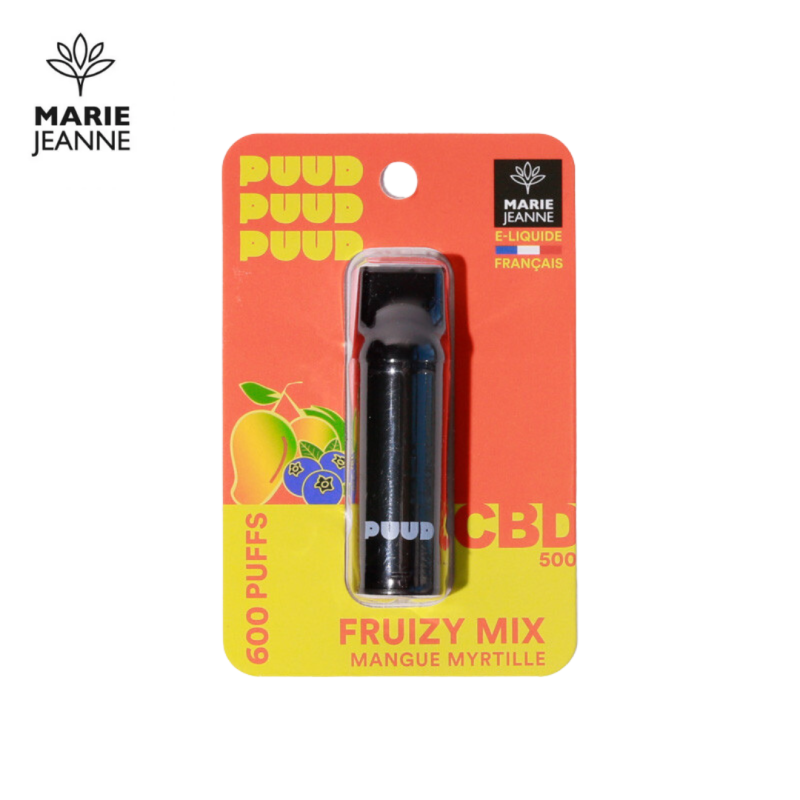 Cartouche Fruizy Mix 600 puffs - Puud by Marie Jeanne