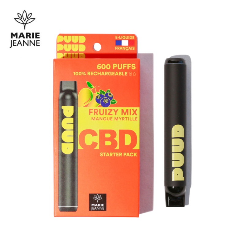 Starter kit réutilisable Fruizy Mix 600 puffs - Puud by Marie Jeanne