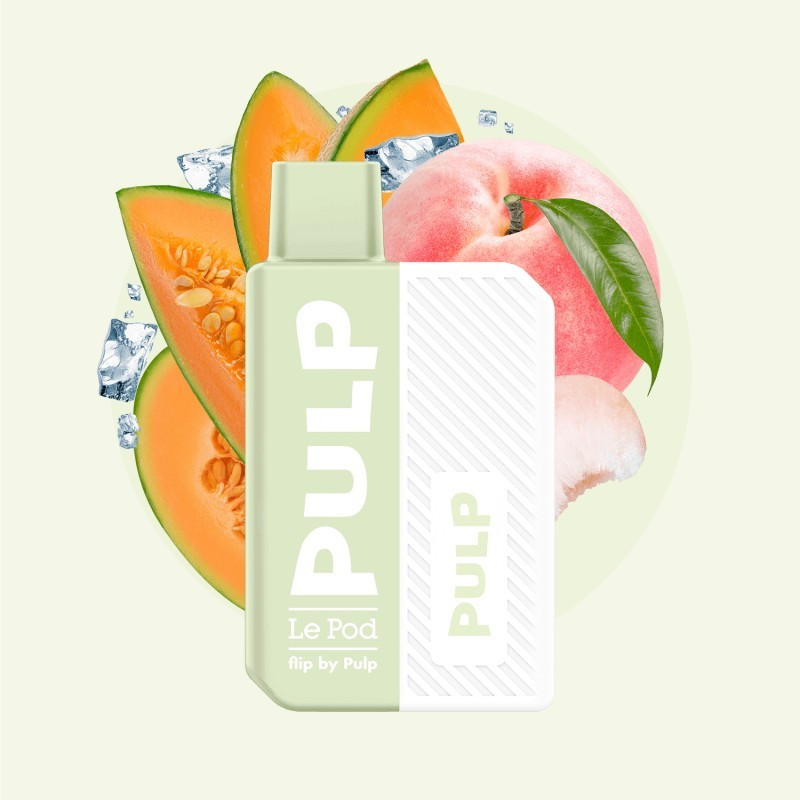 Starter Kit Pêche Melon Glacés 2ml - Pod Flip by Pulp