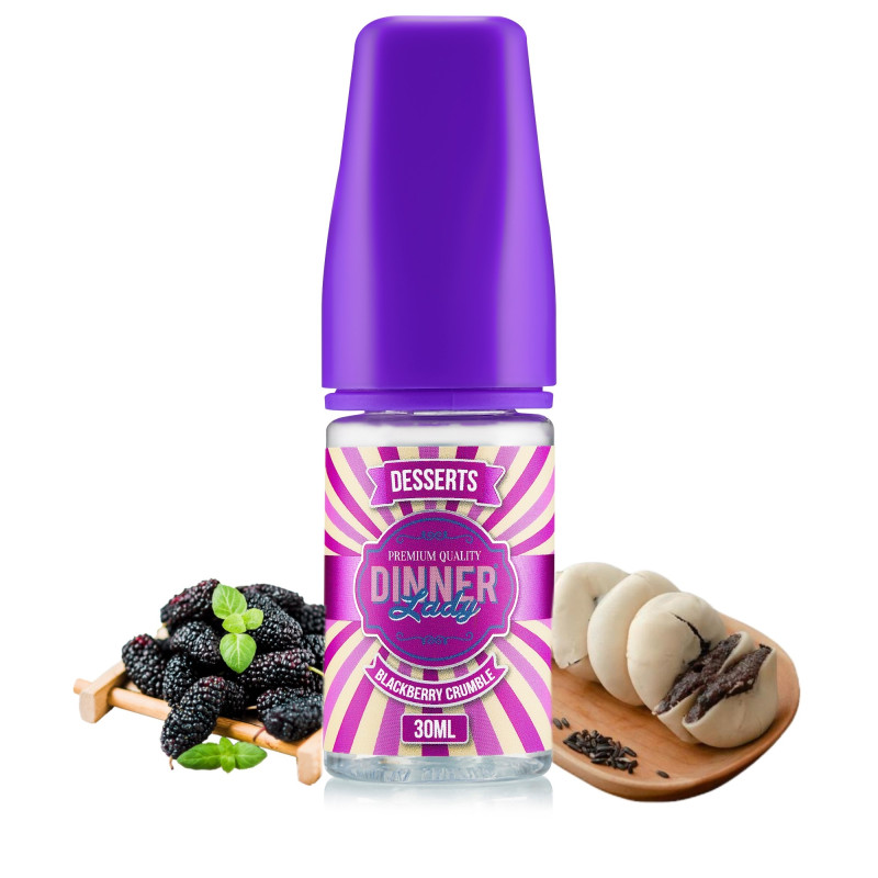 Blackberry Crumble 0% Sucralose Concentré 30ml - Dinner Lady