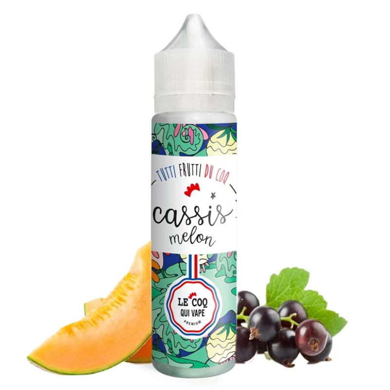 Cassis Melon 50ml - Tutti Frutti du Coq