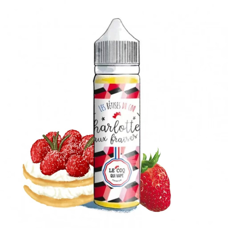 Charlotte aux fraise 50ml - Les Bêtises du Coq