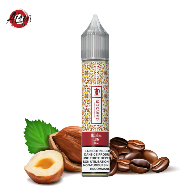 Hazelnut Latte 10ml - Mokasmo by AISU Nic Salts