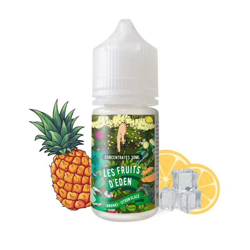 Concentré Ananas Citron Glacé 30ml - Les Fruits d'Eden