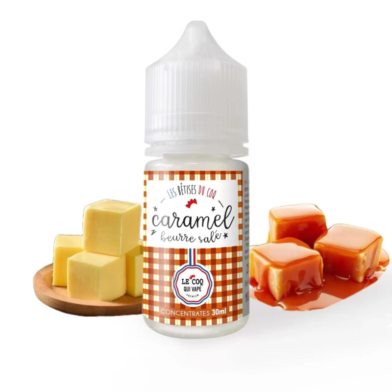 Concentré Caramel beurre salé 30ml - Les Bêtises du Coq