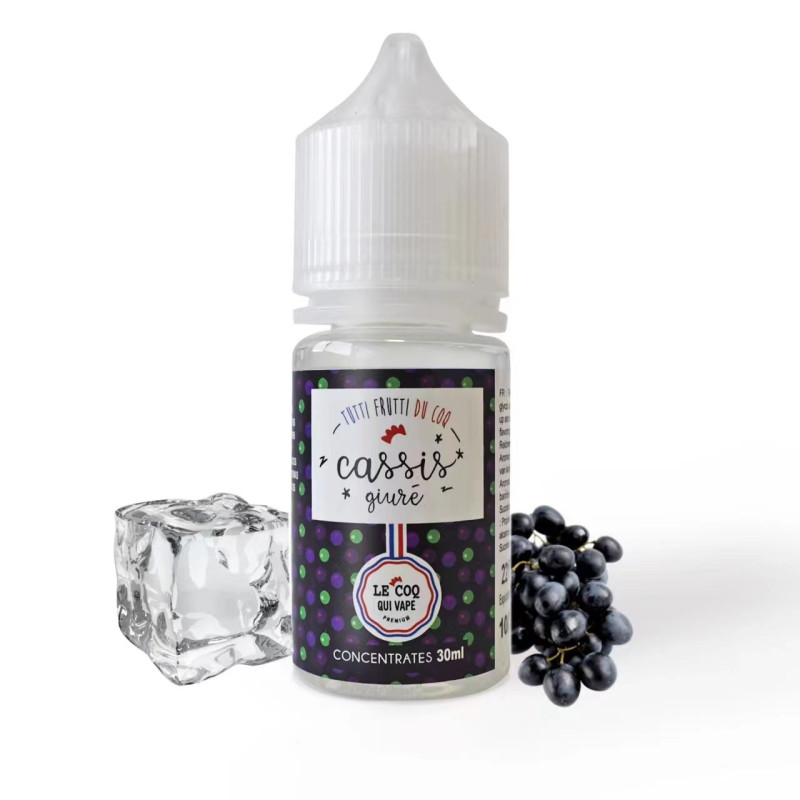 Concentré Cassis Givre 30ml - Tutti frutti du Coq