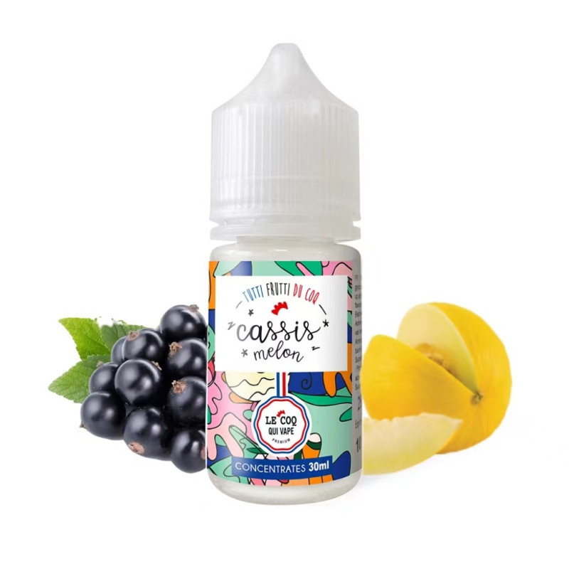 Concentré Cassis Melon 30ml - Tutti Frutti du Coq