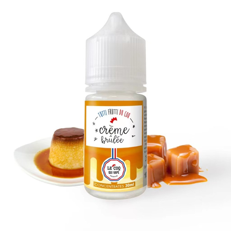 Concentré Crème Brulée 30ml - Les Bêtises du Coq