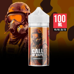 Assault Call Of Vape Cloud Vapor 100ml - Dosage nicotine : 00 mg