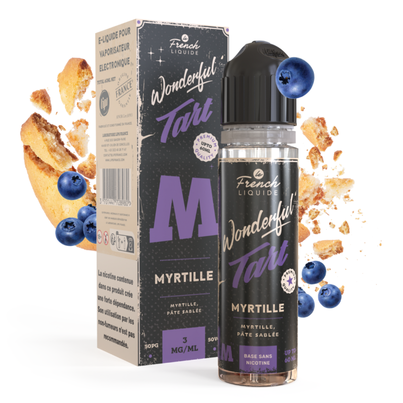 Wonderful Tart Myrtille 60ml - Le French Liquide