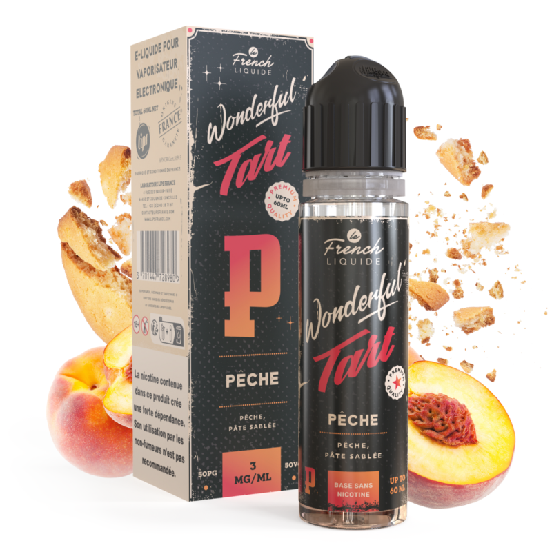 Pêche 60ml - Wonderful Tart by Le French Liquide