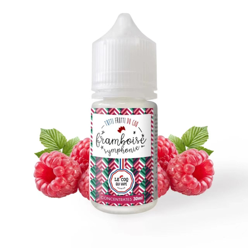 Concentré Framboise Symphonie 30ml - Les Bêtises du Coq