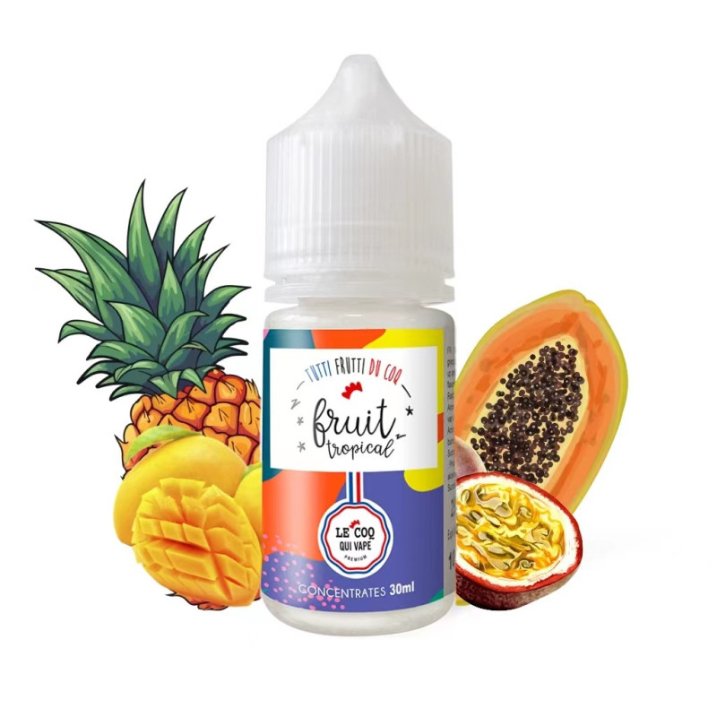 Concentré Fruit Tropical 30ml - Tutti Frutti du Coq