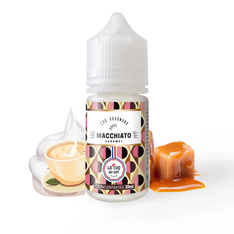 Concentré Macchiato Caramel 30ml - Le Coq Gourmand