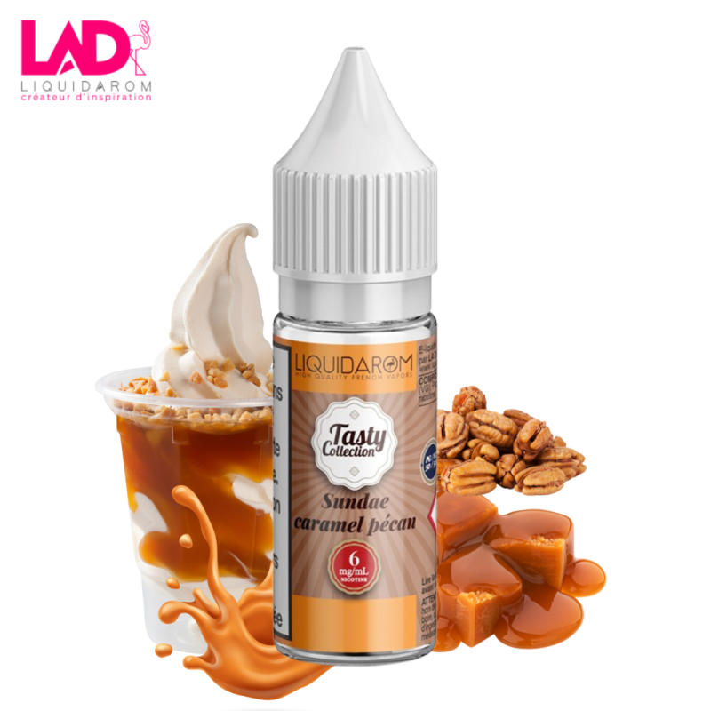 Sundae Caramel Pecan 10ml - Tasty by Liquidarom