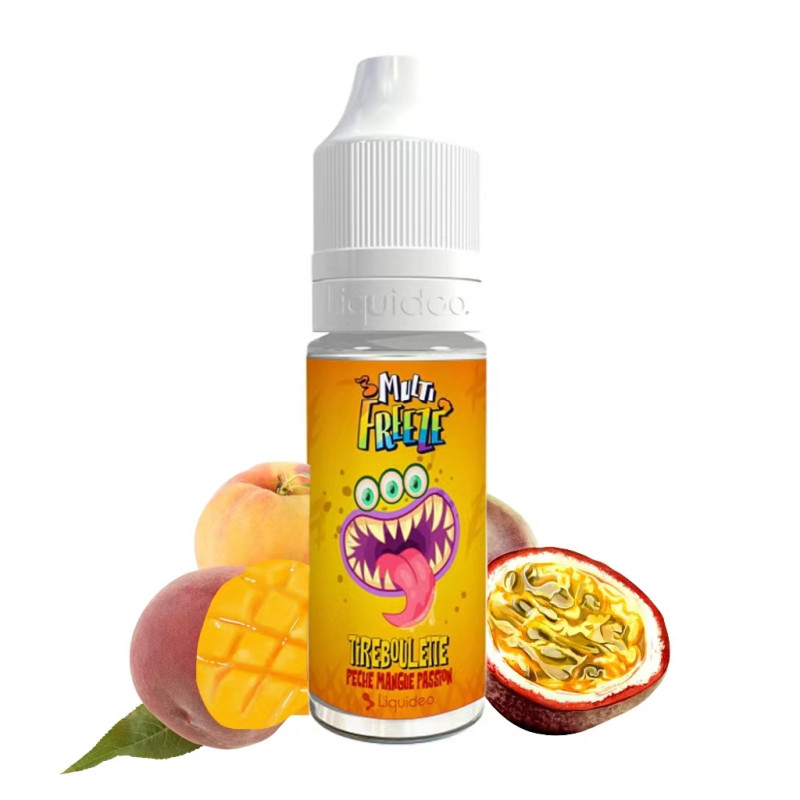 Tireboulette Pêche Mangue Passion 10ml - Liquideo