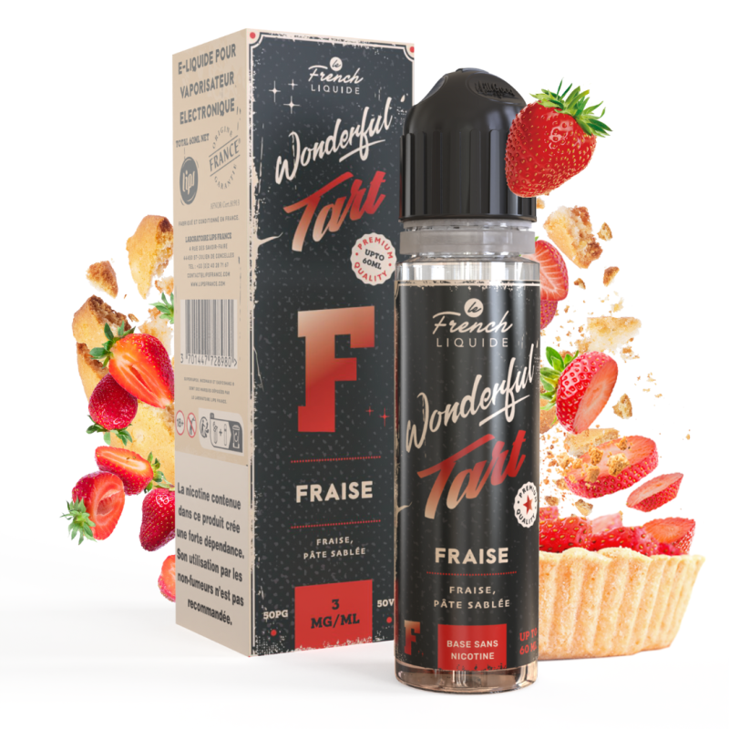 Wonderful Tart : Fraise 60ml - Le French Liquide