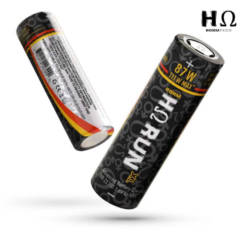 Accu 21700 4007mAh Hohm RUNXL - Hohm Tech