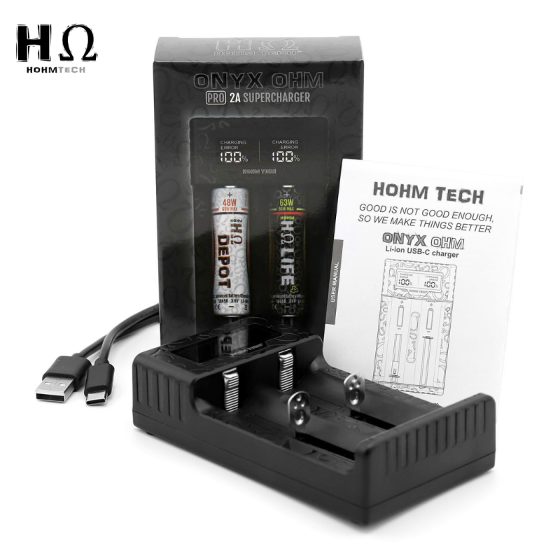 Chargeur d'accus Hohm Onyx - Hohm Tech